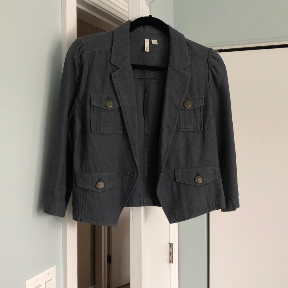 Denim blazer